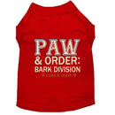 Paw & Order Dog Shirt - Funny Dog Shirts