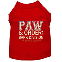 Paw & Order Dog Shirt