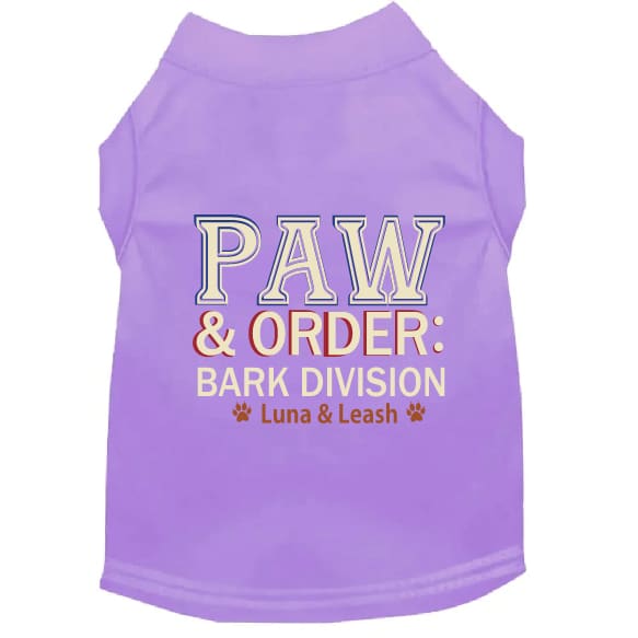 Paw & Order Dog Shirt - Dog Shirt