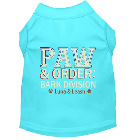 Paw & Order Dog Shirt - Dog Shirt