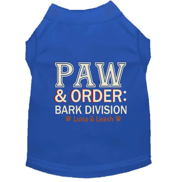 Paw & Order Dog Shirt - Dog Shirt