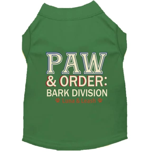Paw & Order Dog Shirt - Dog Shirt