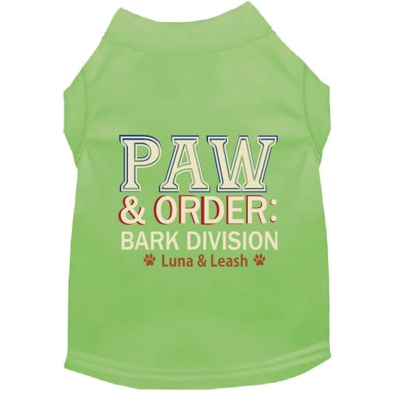 Paw & Order Dog Shirt - Dog Shirt