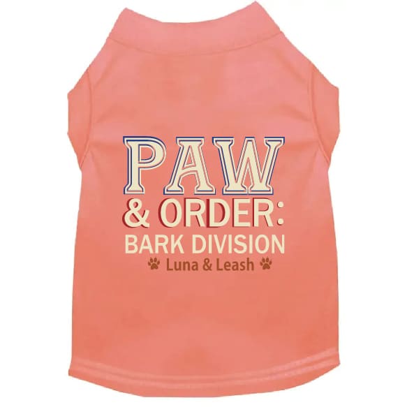 Paw & Order Dog Shirt - Dog Shirt