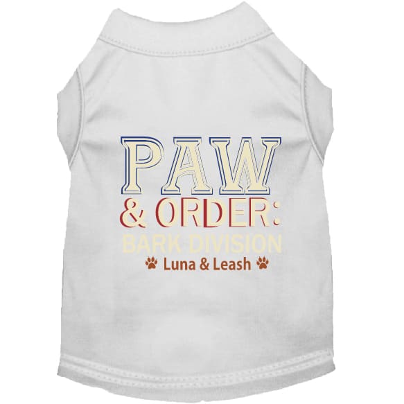 Paw & Order Dog Shirt - Dog Shirt
