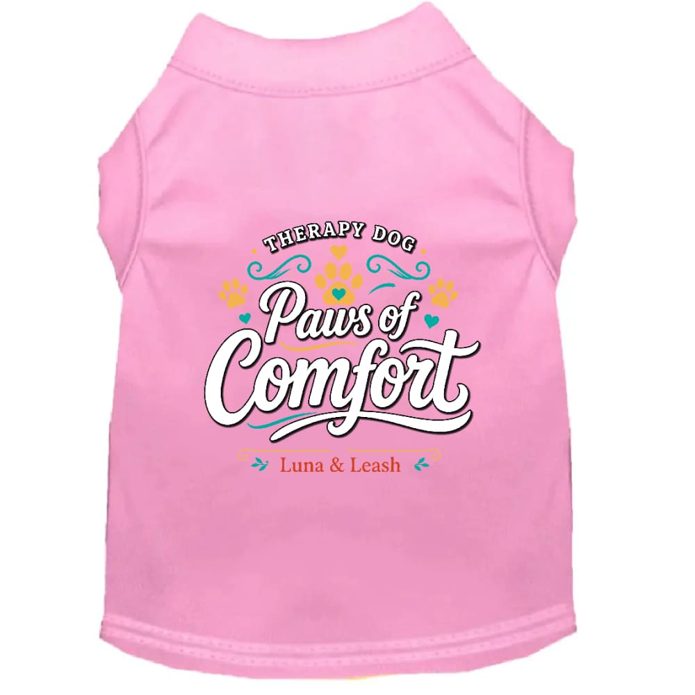 Paws of Comfort Therapy Dog Shirt