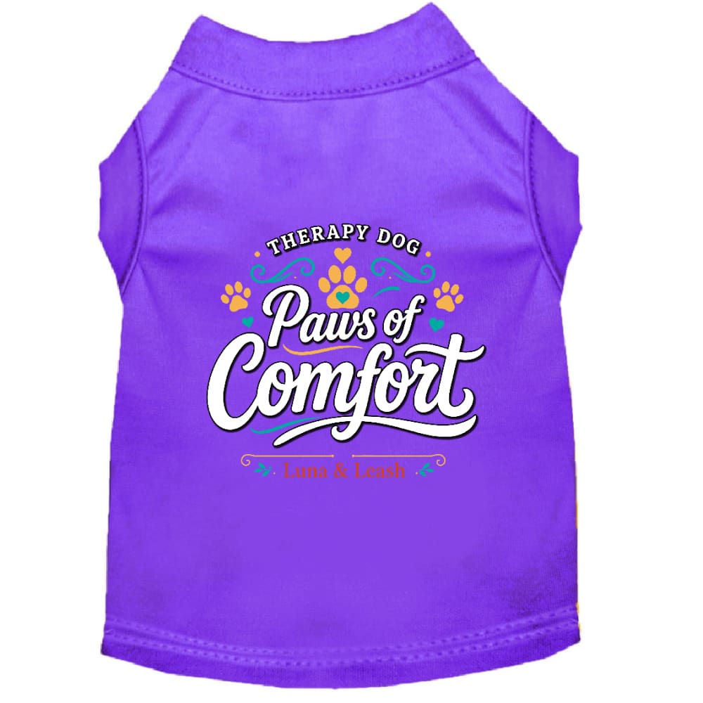 Paws of Comfort Therapy Dog Shirt - Therapy Dog Shirts