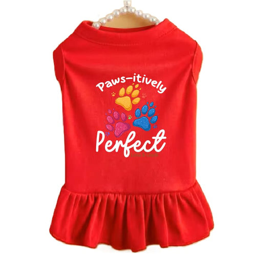 Pawsitively Perfect Dog Dress - Dog Dress