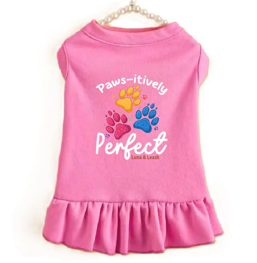Pawsitively Perfect Dog Dress - Dog Dress