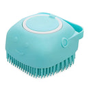 Pet Wash Brush with Built-In Shampoo Dispenser | Dog & Cat