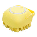 Pet Wash Brush with Built-In Shampoo Dispenser | Dog & Cat