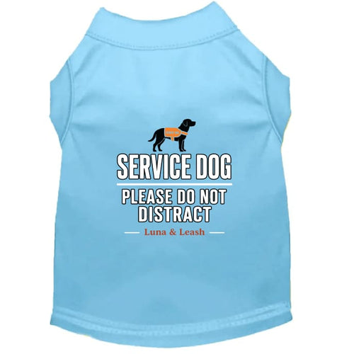Please Do Not Distract Service Dog Shirt - Service Dog