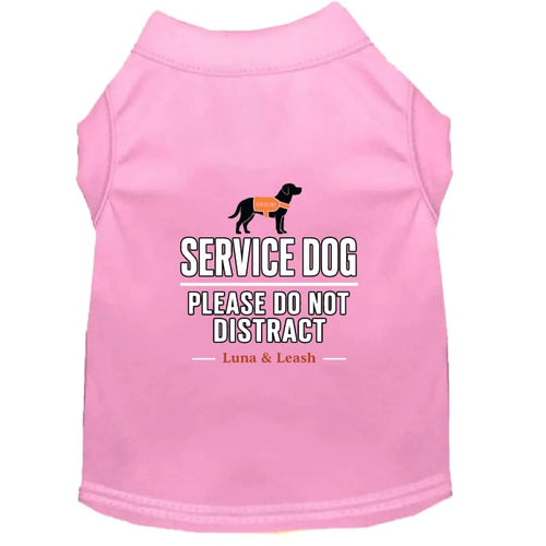 Please Do Not Distract Service Dog Shirt - Service Dog