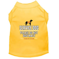 Please Do Not Distract Service Dog Shirt