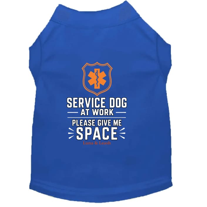 Please Give Me Space Service Dog Shirt - Service Dog Shirts