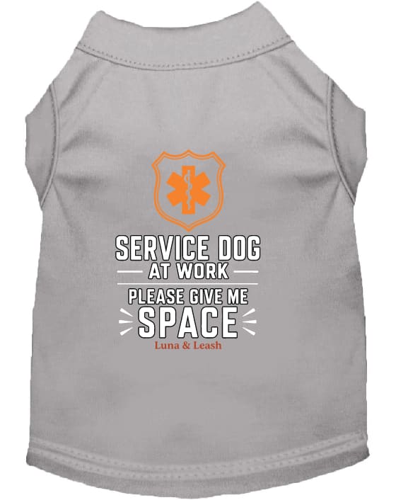 Please Give Me Space Service Dog Shirt - Service Dog Shirts