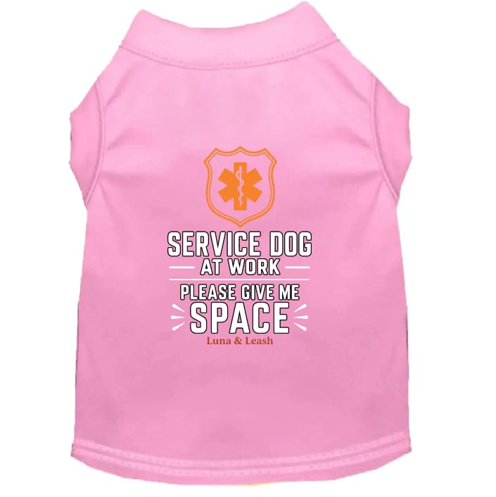 Please Give Me Space Service Dog Shirt - Service Dog Shirts