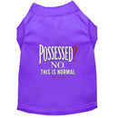 Possessed? No. This Is Normal. Halloween Dog Shirt