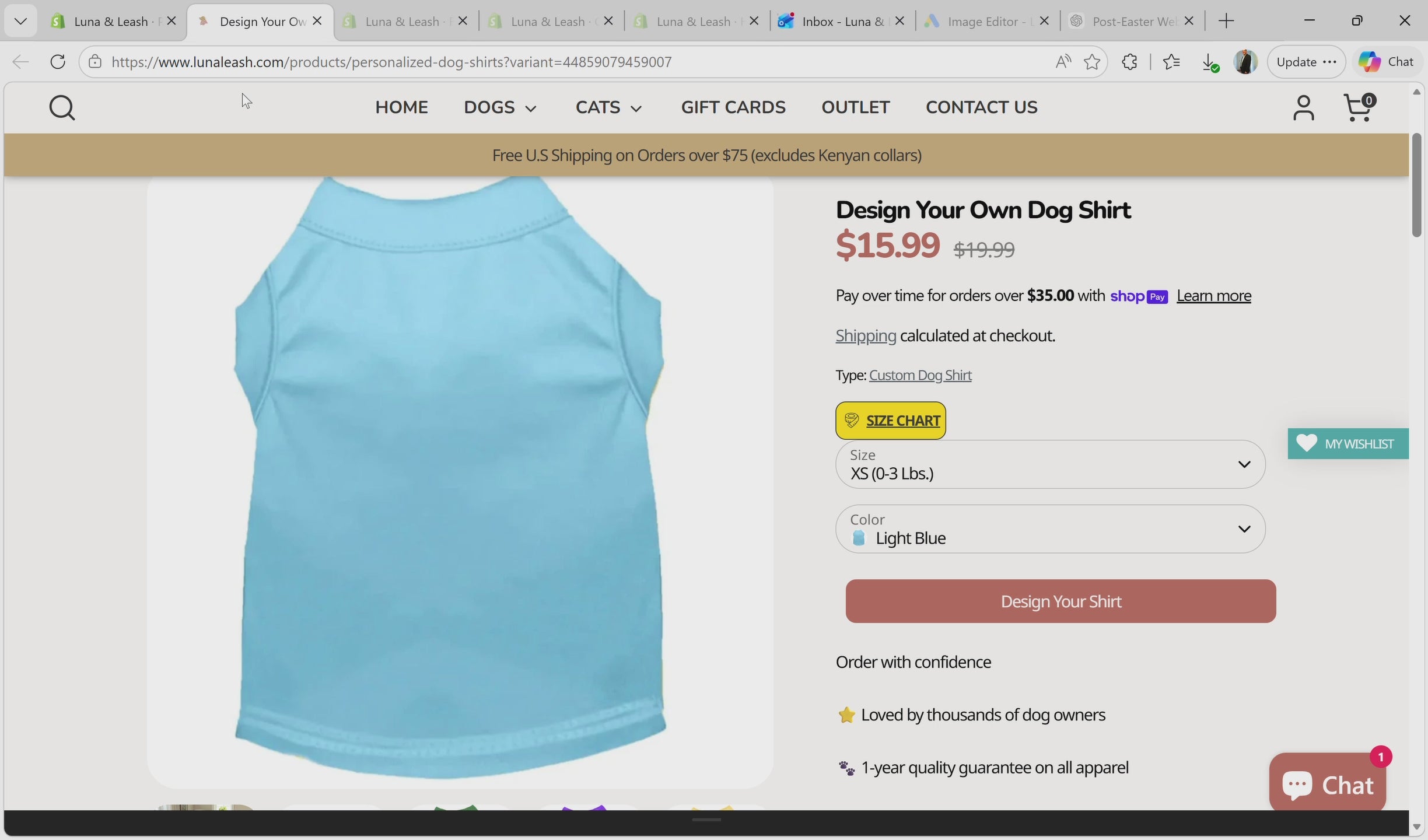 Design Your Own Dog Shirt