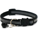 Reflective Stripe Cat Collar with Bell - Cat Collars