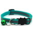 Reflective Stripe Cat Collar with Bell - Cat Collars