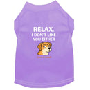 Relax. I Don’t Like You Either Dog Shirt - Dog Shirt Deals