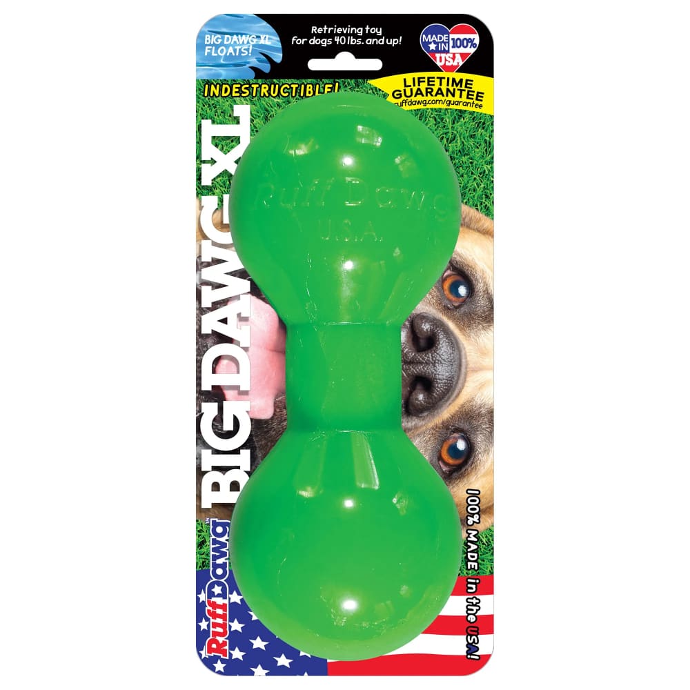 Ruff Dawg Indestructible Big Dawg Barbell Dog Toy Toss