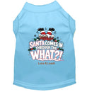 Santa Comes in Through the What?! | Christmas Dog Shirt