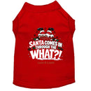 Santa Comes in Through the What?! | Christmas Dog Shirt