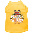 Santa Comes in Through the What?! | Christmas Dog Shirt