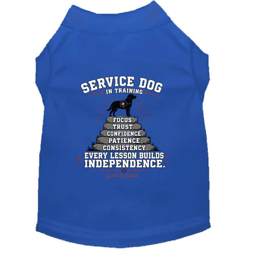 Service Dog in Training Shirt – Every Lesson Builds
