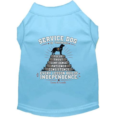 Service Dog in Training Shirt – Every Lesson Builds