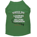 Service Dog in Training Shirt – Learning Today. Helping