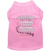 Service Dog in Training Shirt – Learning Today. Helping Tomorrow.
