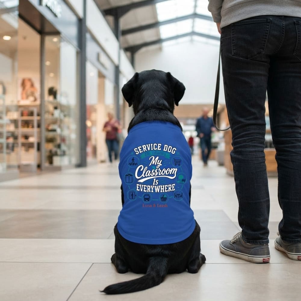 Service Dog in Training Shirt – My Classroom Is Everywhere.