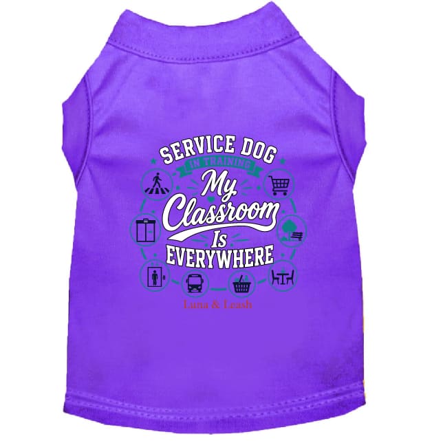Service Dog in Training Shirt – My Classroom Is Everywhere.