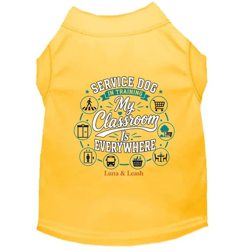 Service Dog in Training Shirt – My Classroom Is Everywhere.
