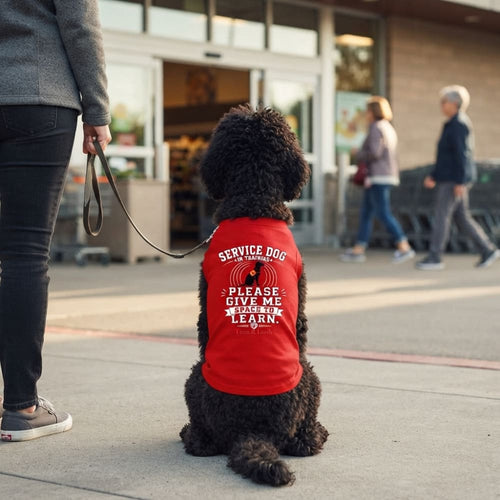 Service Dog in Training Shirt – Please Give Me Space