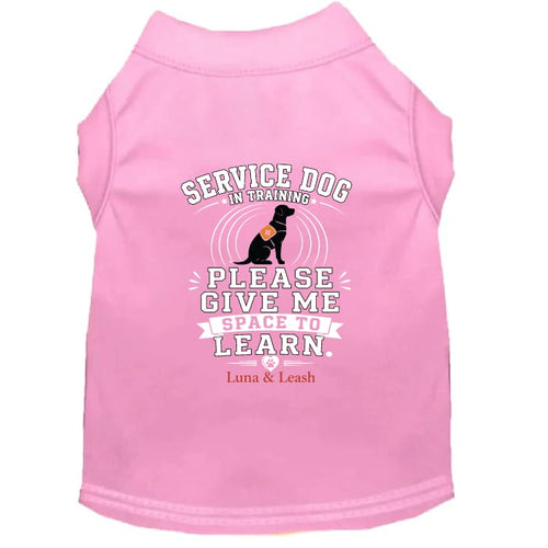 Service Dog in Training Shirt – Please Give Me Space