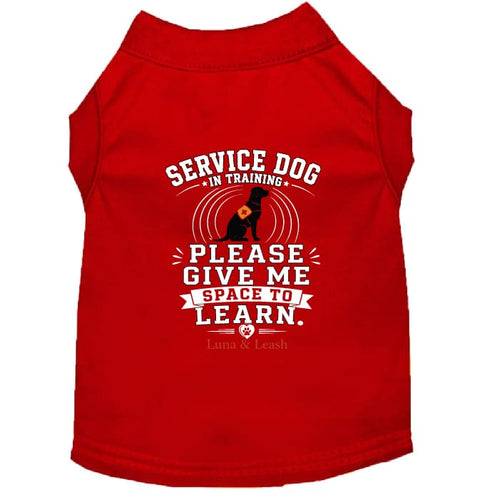 Service Dog in Training Shirt – Please Give Me Space