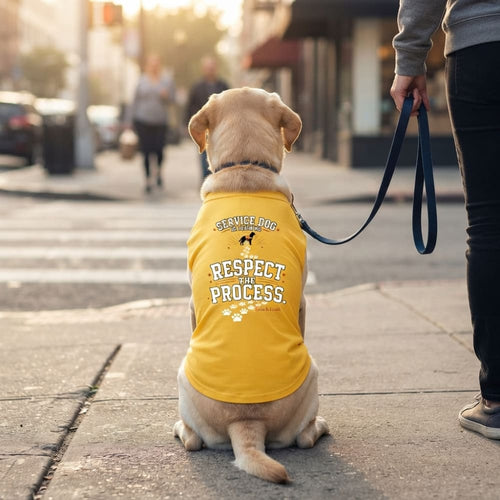 Service Dog in Training Shirt – Respect the Process.