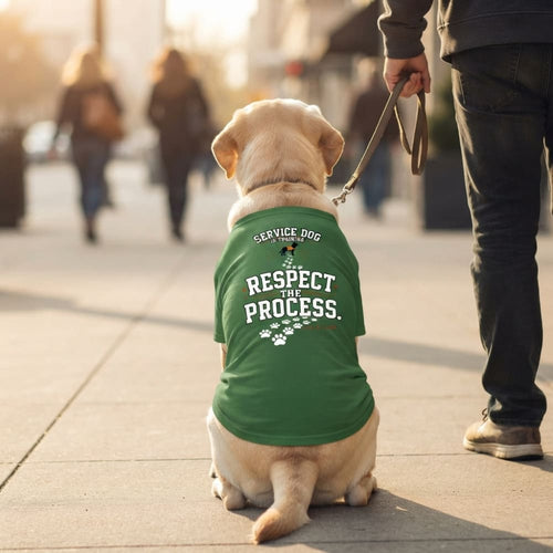 Service Dog in Training Shirt – Respect the Process.