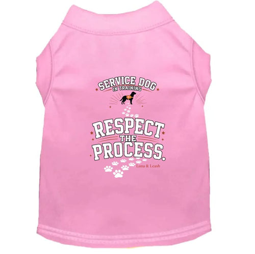 Service Dog in Training Shirt – Respect the Process.