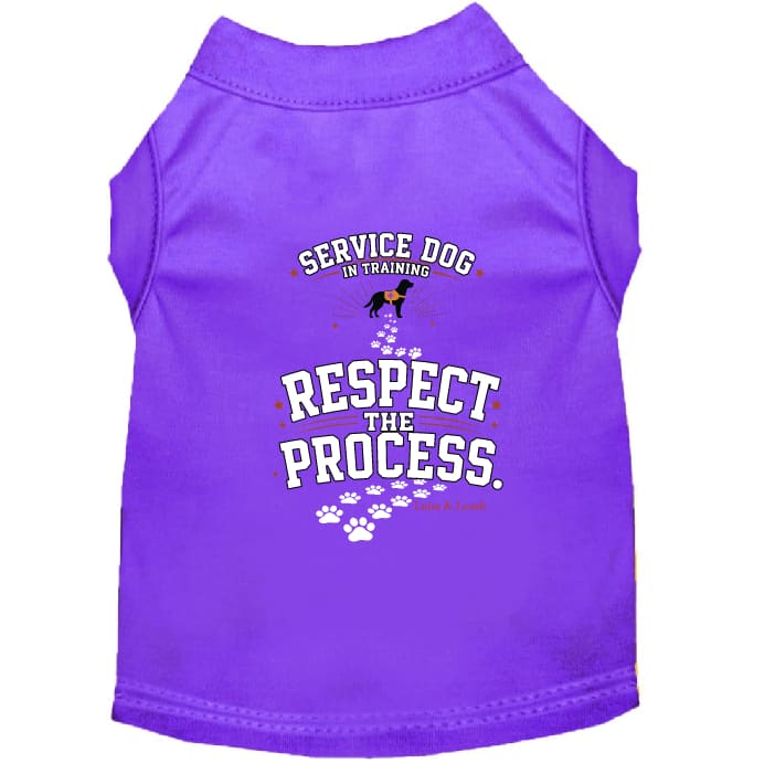Service Dog in Training Shirt – Respect the Process.
