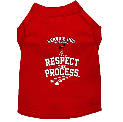 Service Dog in Training Shirt – Respect the Process.