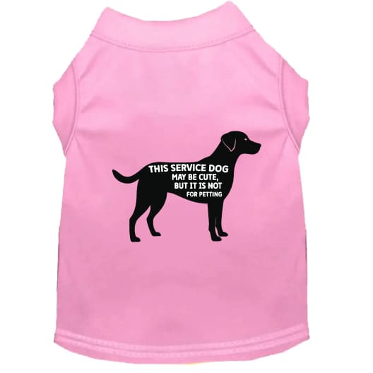 Service Dog No Petting Dog Shirt - Service Dog Shirts