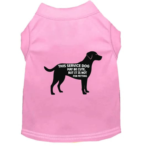Service Dog No Petting Dog Shirt - Service Dog Shirts
