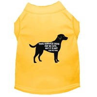 Service Dog No Petting Dog Shirt