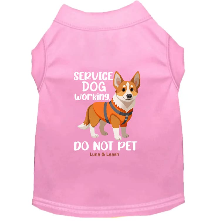 Service Dog Working Dog Shirt - Dog Shirt