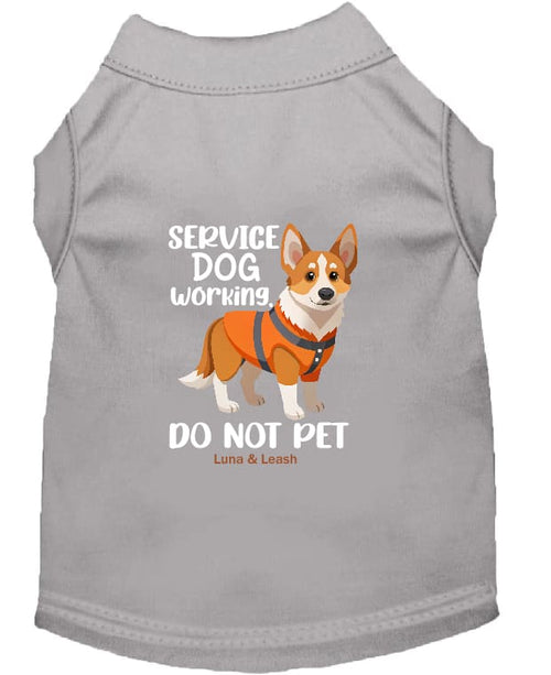 Service Dog Working Dog Shirt - Service Dog Shirts